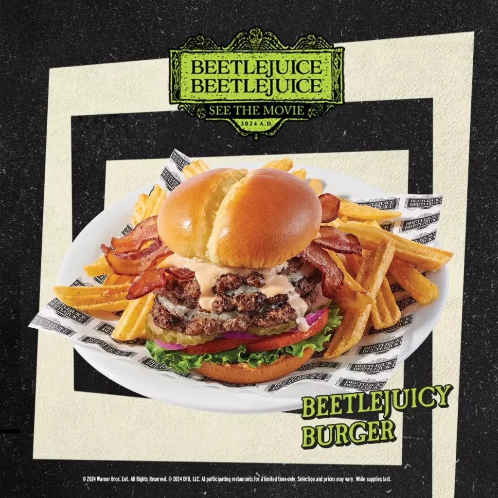 Denny's Beetlejuicy Burger