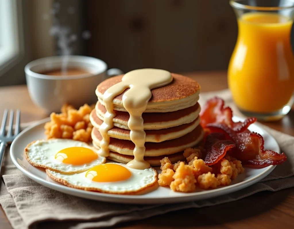 Breakfast-Cinnamon Pancakes