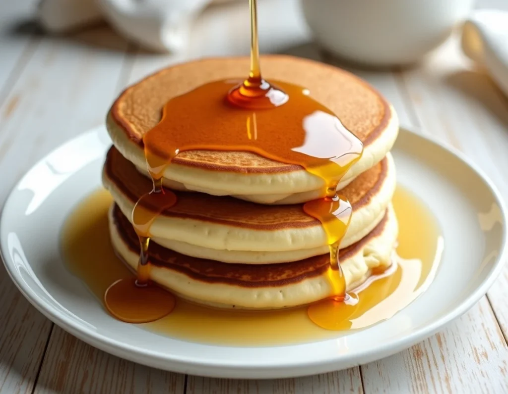 Stack of Pumpkin Pecan Pancakes