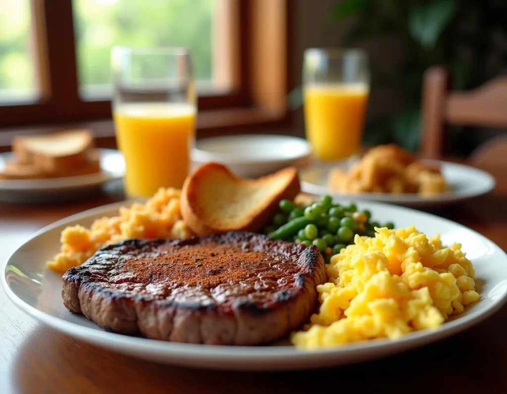 T-bone Steak & Eggs