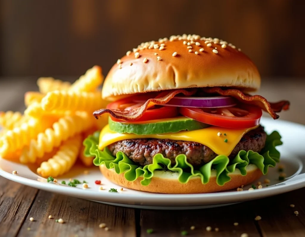 Avocado Cheeseburger