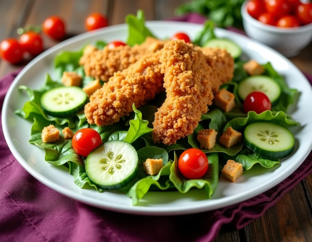 Salad with Chicken Tender